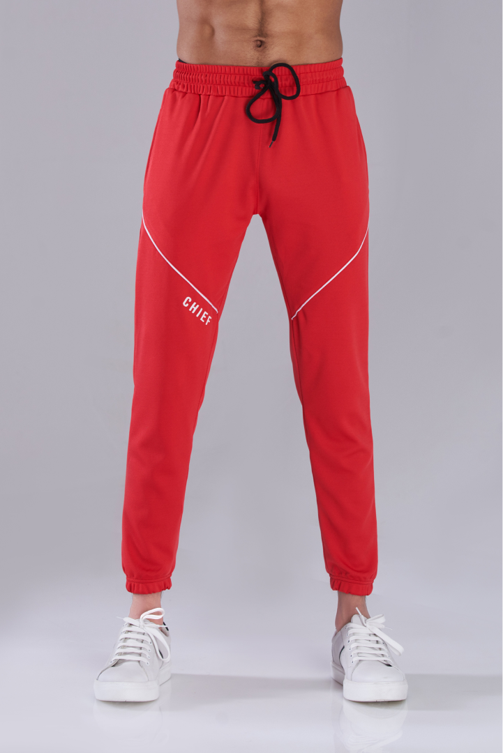Red Emerge Track Trouser - Men