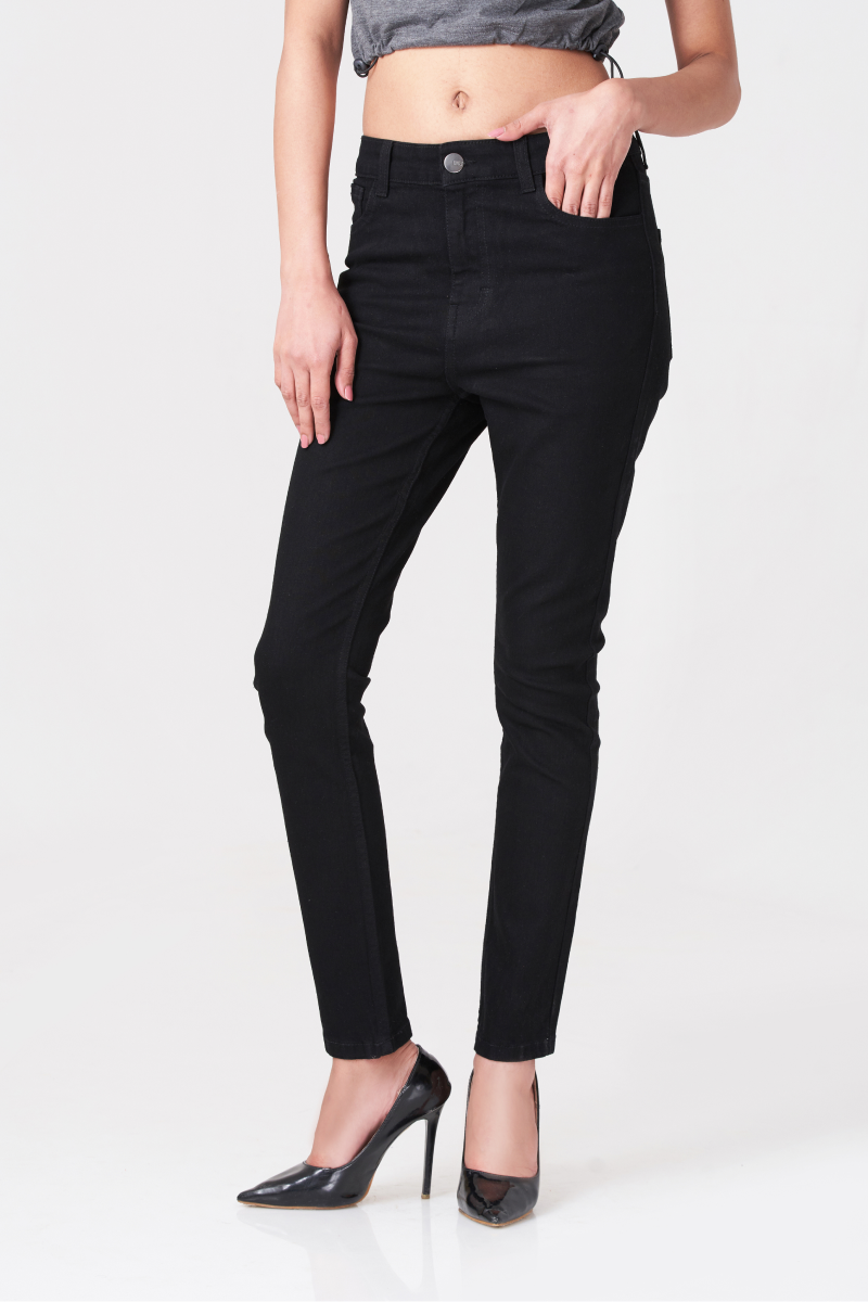 Walgo Skinny Women Black Jeans