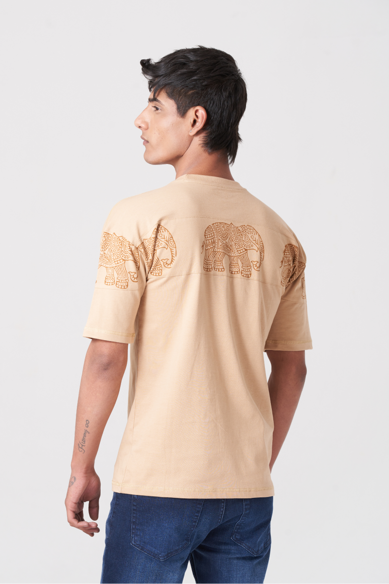 Elephant Printed Style T-Shirt