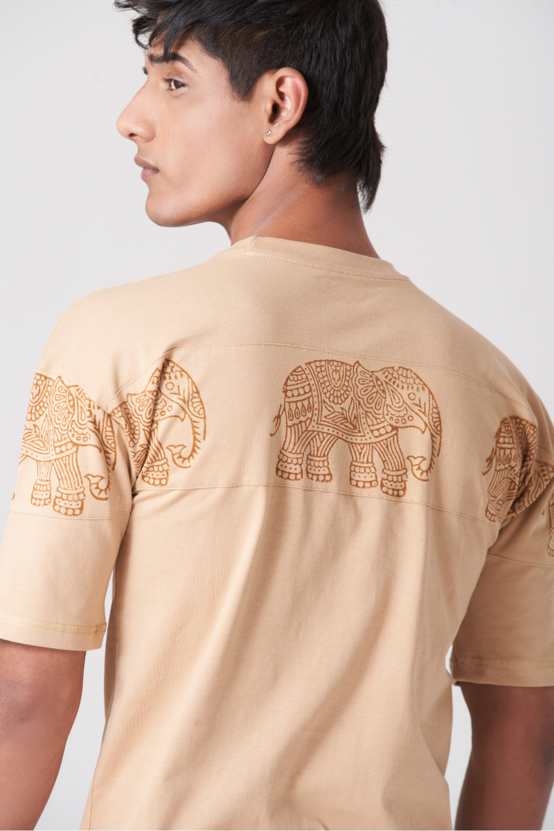 Elephant Printed Style T-Shirt