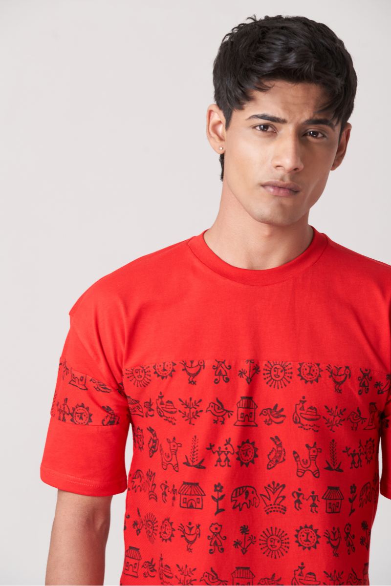 Red Iconic Style T-Shirt