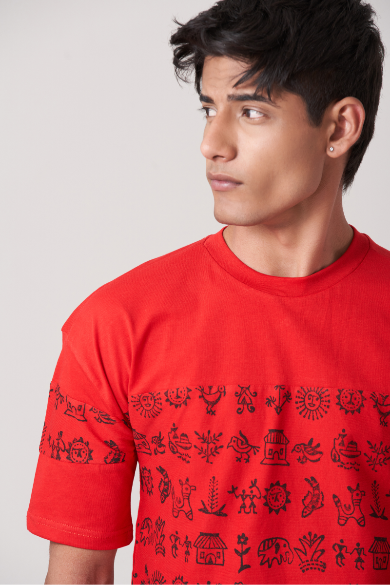 Red Iconic Style T-Shirt