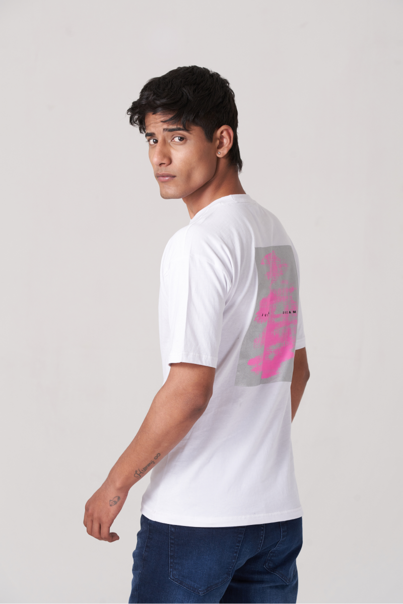 White Simple Round Neck T-Shirt