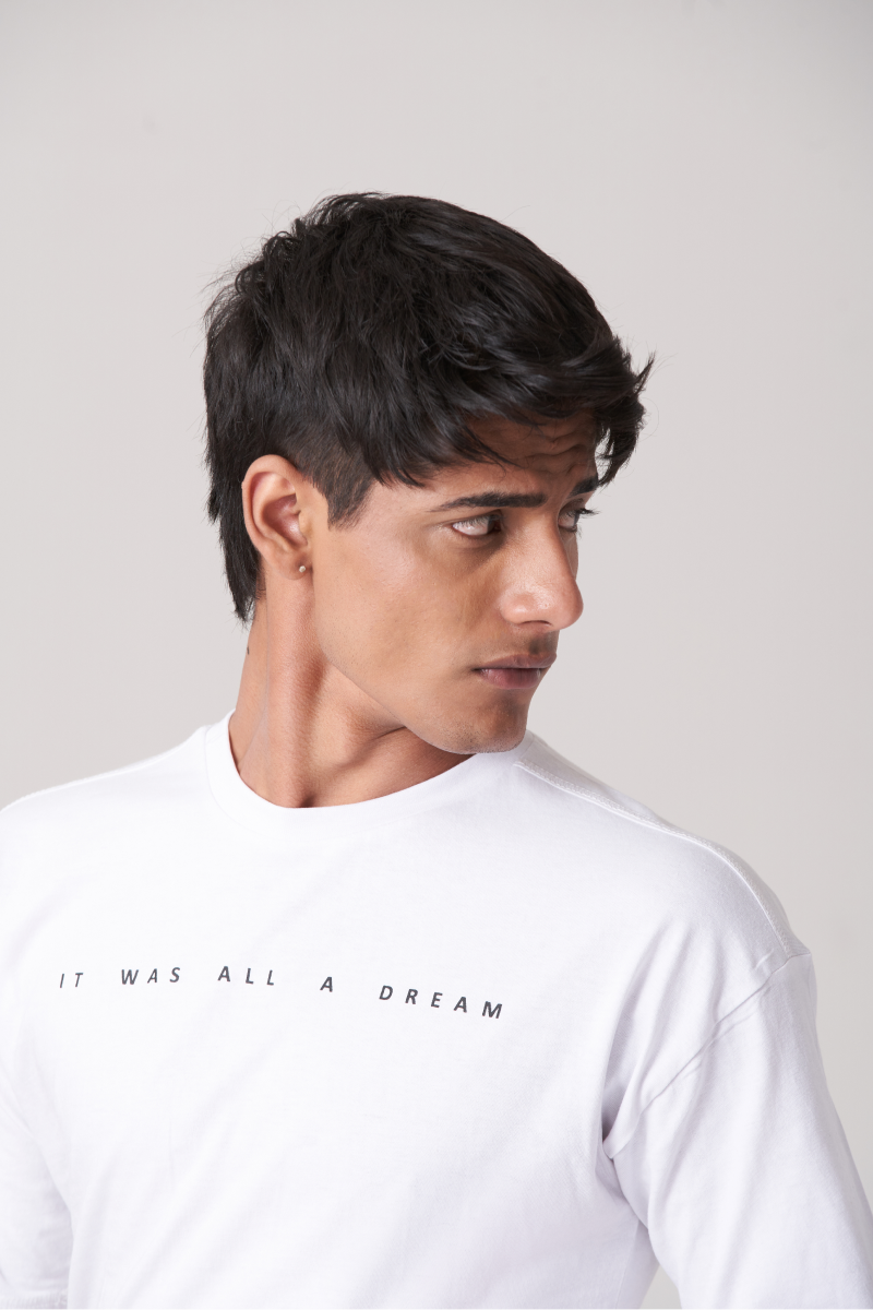 White Simple Round Neck T-Shirt