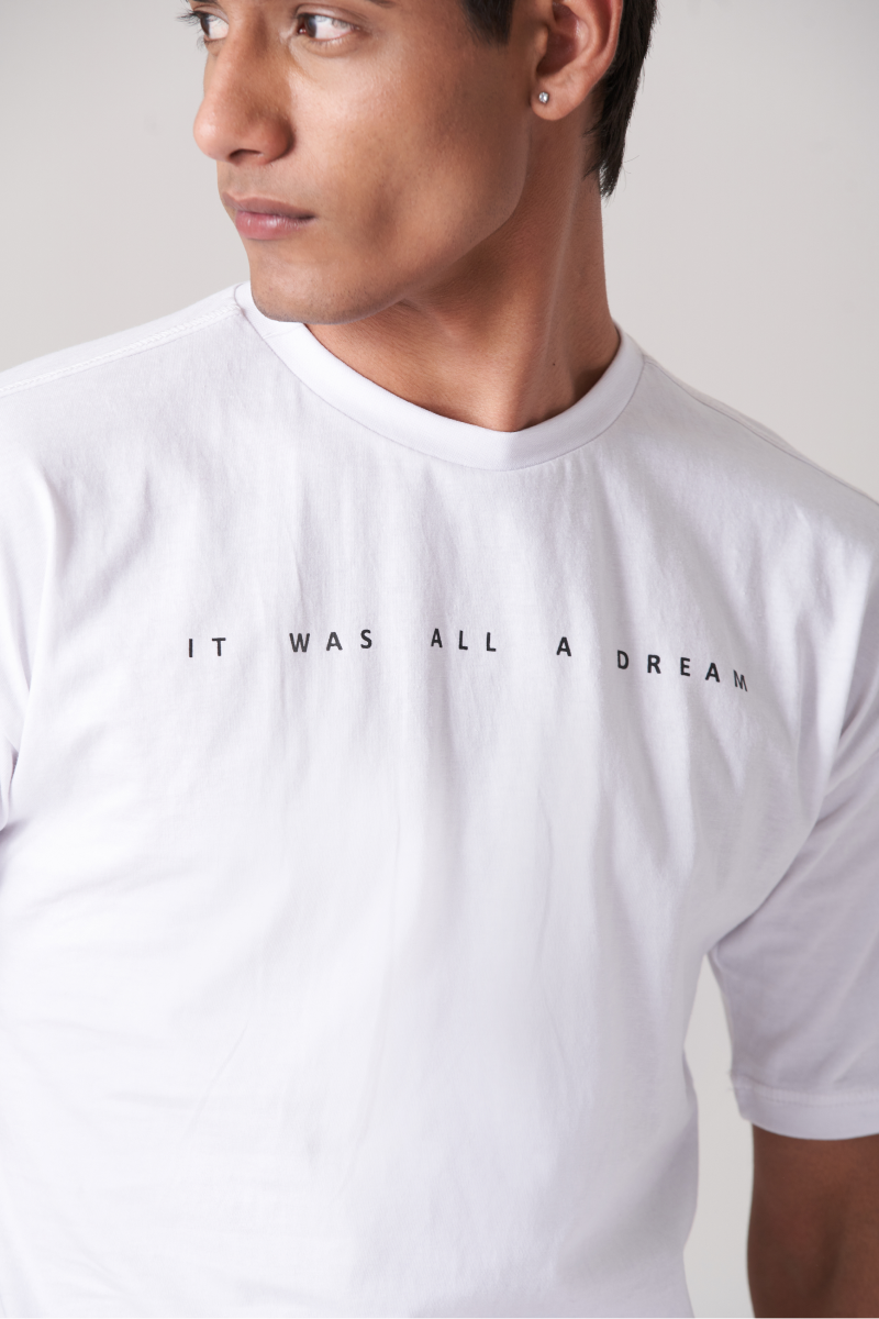 White Simple Round Neck T-Shirt