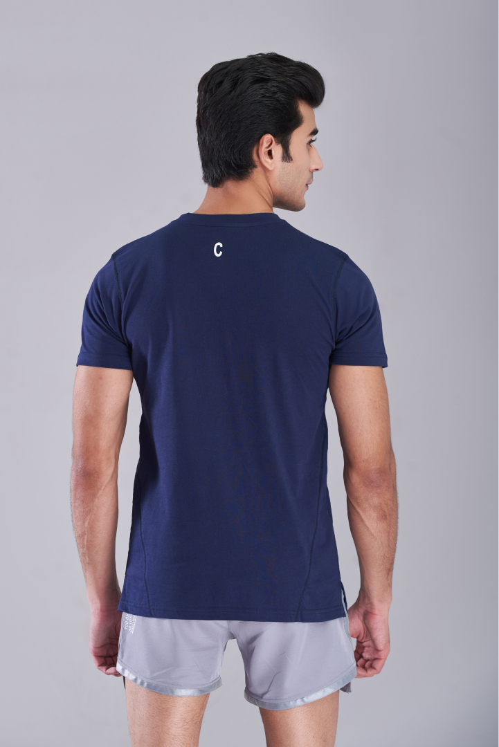 Action Mesh Pro T-Shirt - Navy Blue
