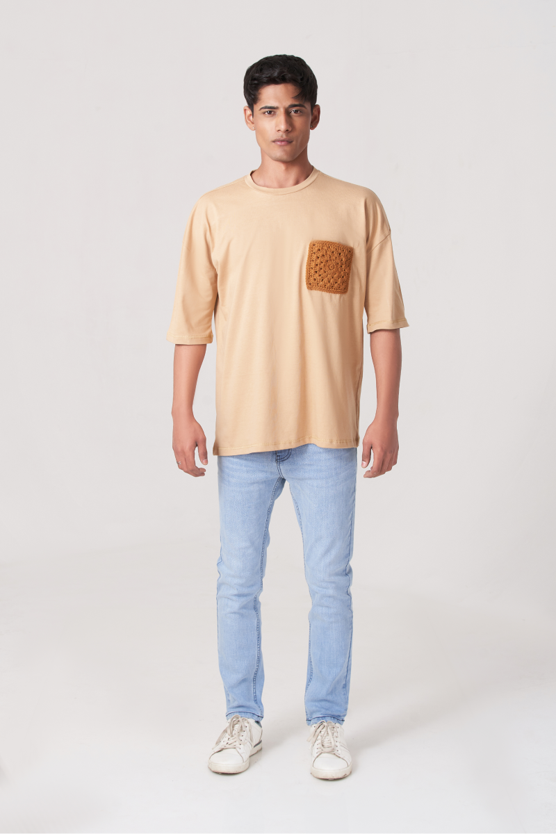 Clay Pocket Style Oversized T-Shirt