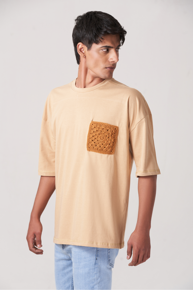 Clay Pocket Style Oversized T-Shirt