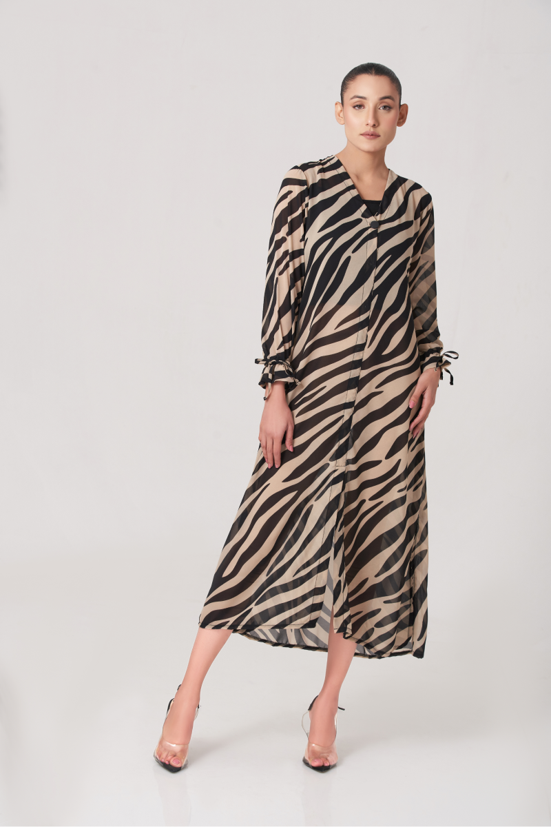 Women's Animal Printed Long Dress