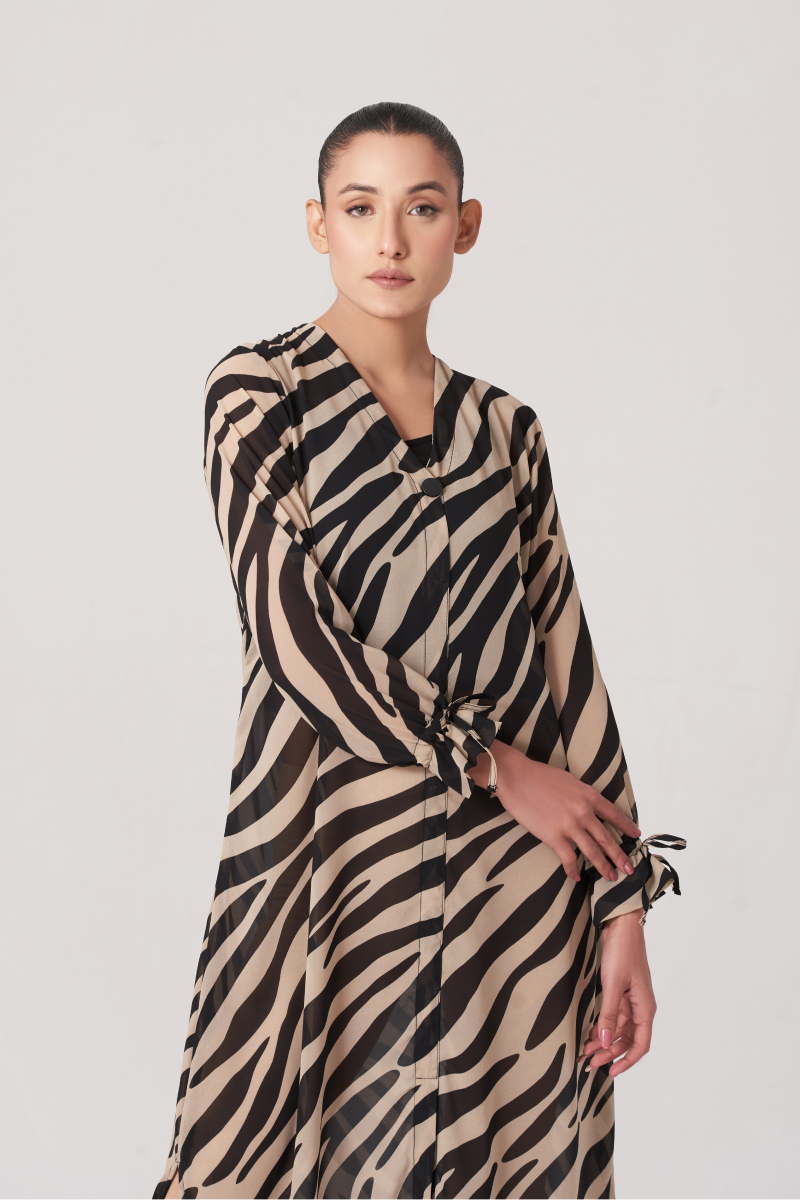 Women's Animal Printed Long Dress