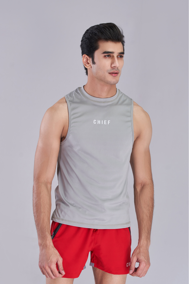 PowerRise Gym Tank - Grey