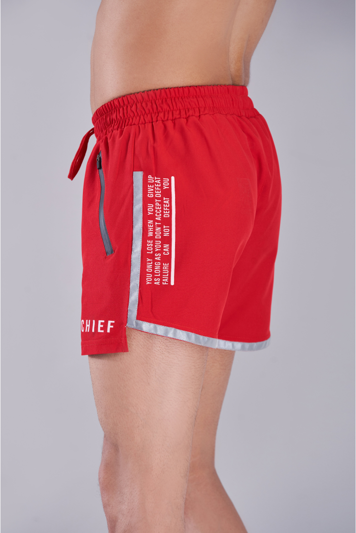 Red Advance Gym Shorts