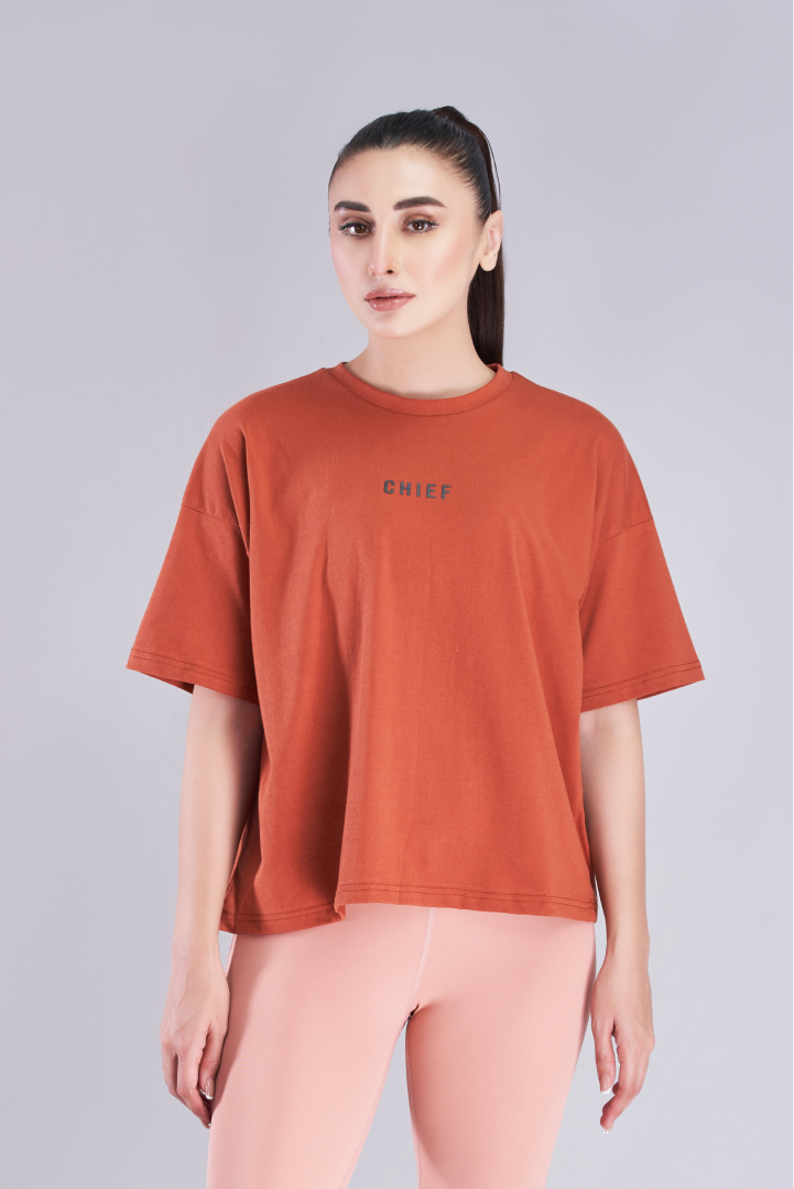 Red Clay Varsity Oversized T-Shirt