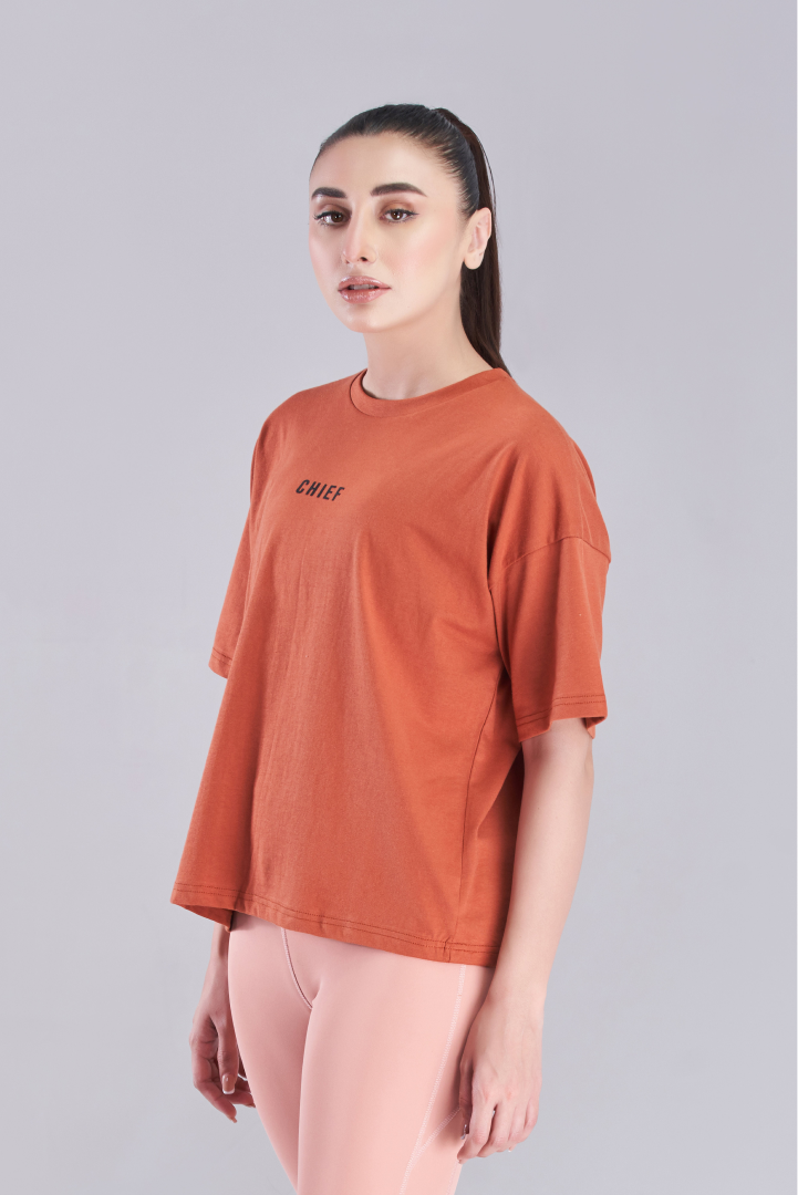 Red Clay Varsity Oversized T-Shirt