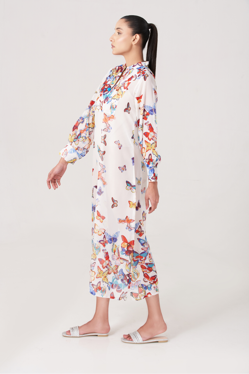 Women's Long Printed Shirt