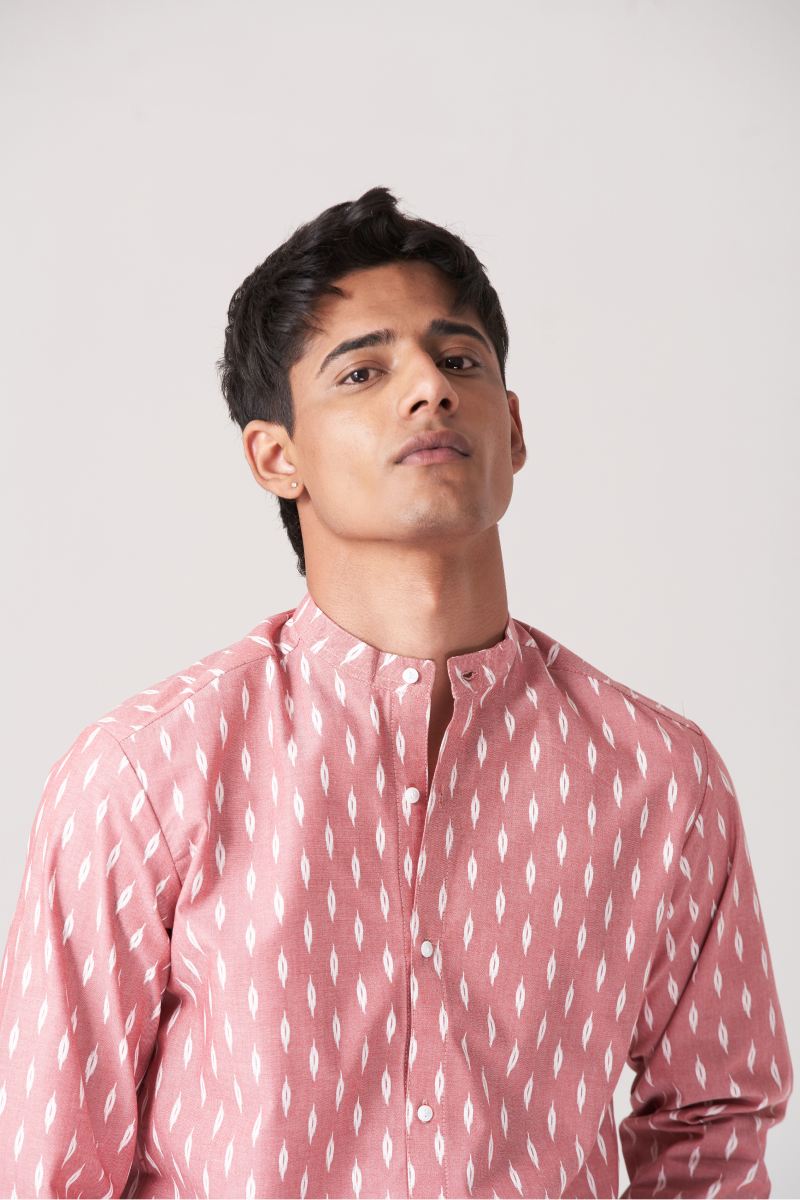 Pink Men’s Casual Classique Shirt