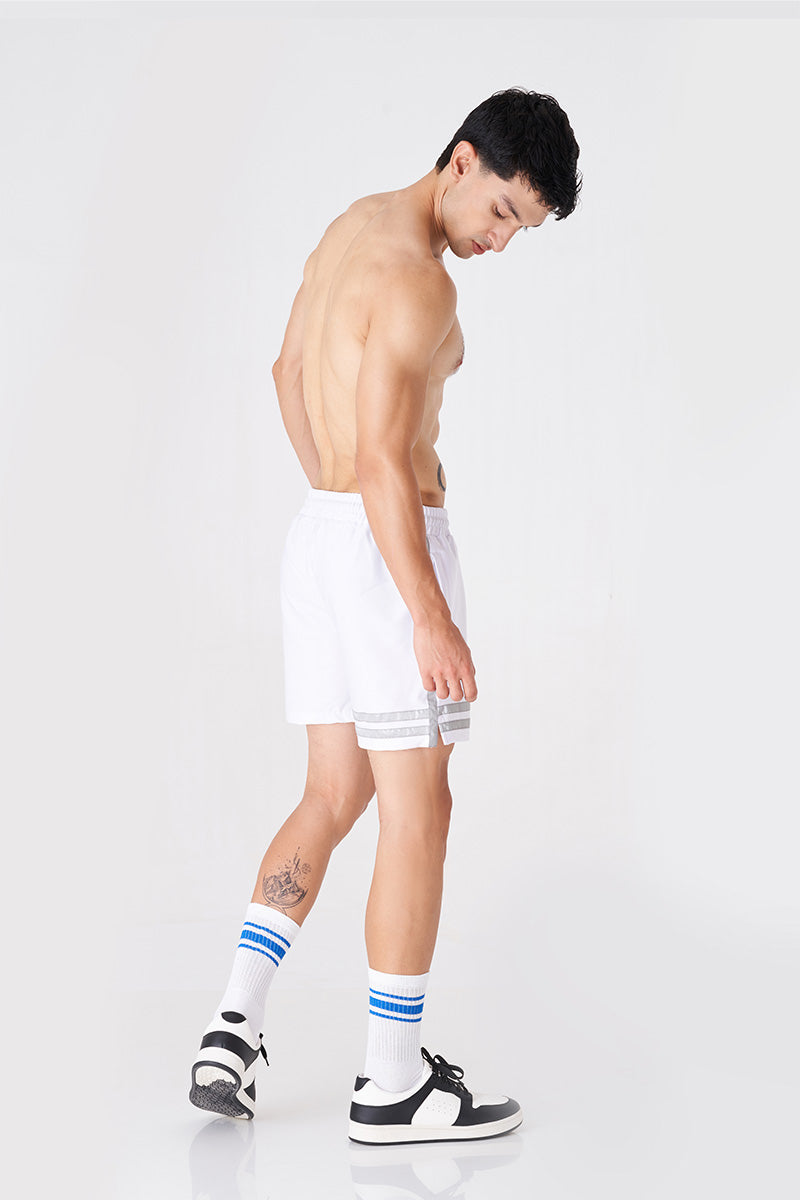 Men’s White Gym Shorts