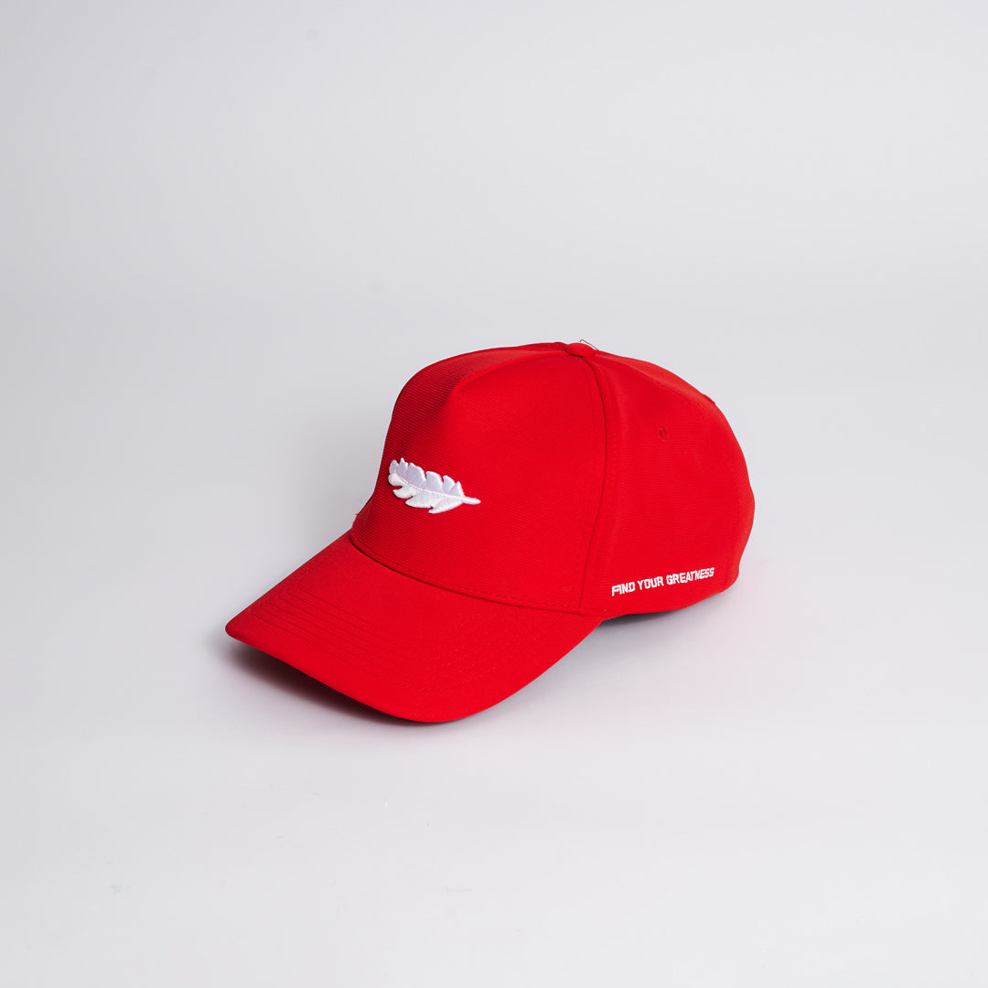 Soft Cotton Baseball Cap Red