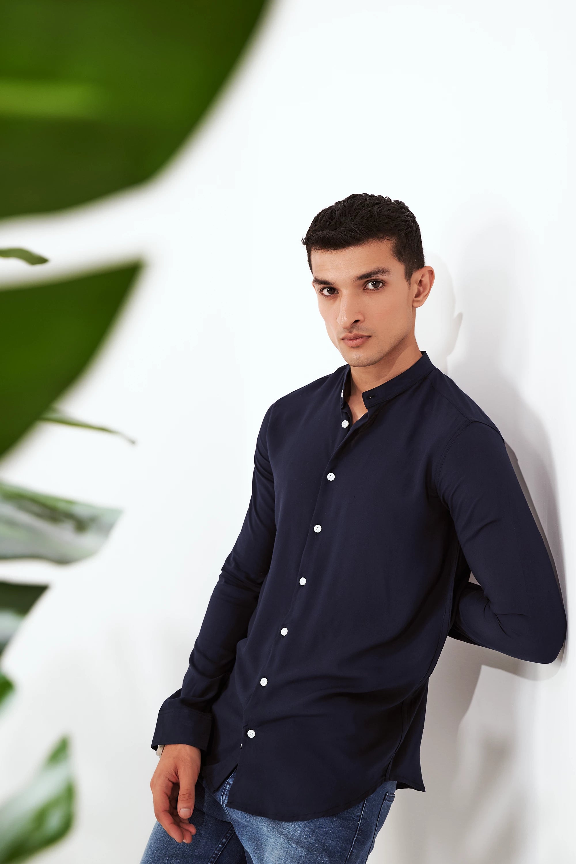 Men's Button-Up Shirt Blue - Main Image