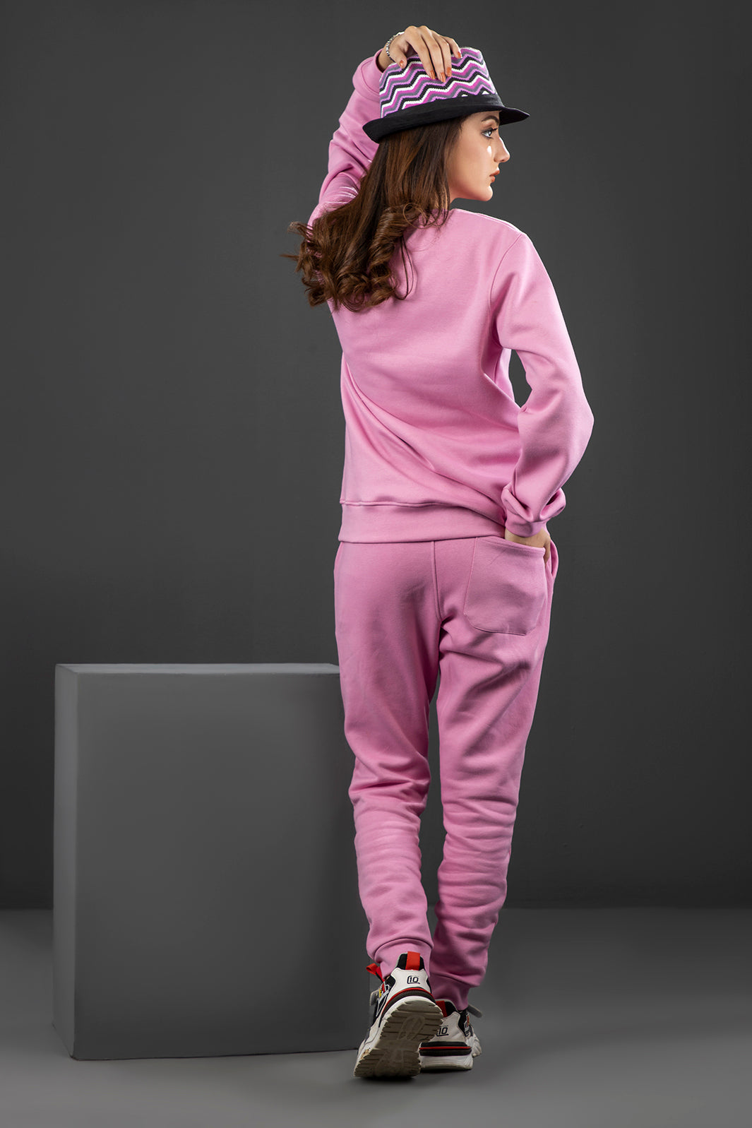 Rosebloom Pink Sweatshirt & Bottom Set