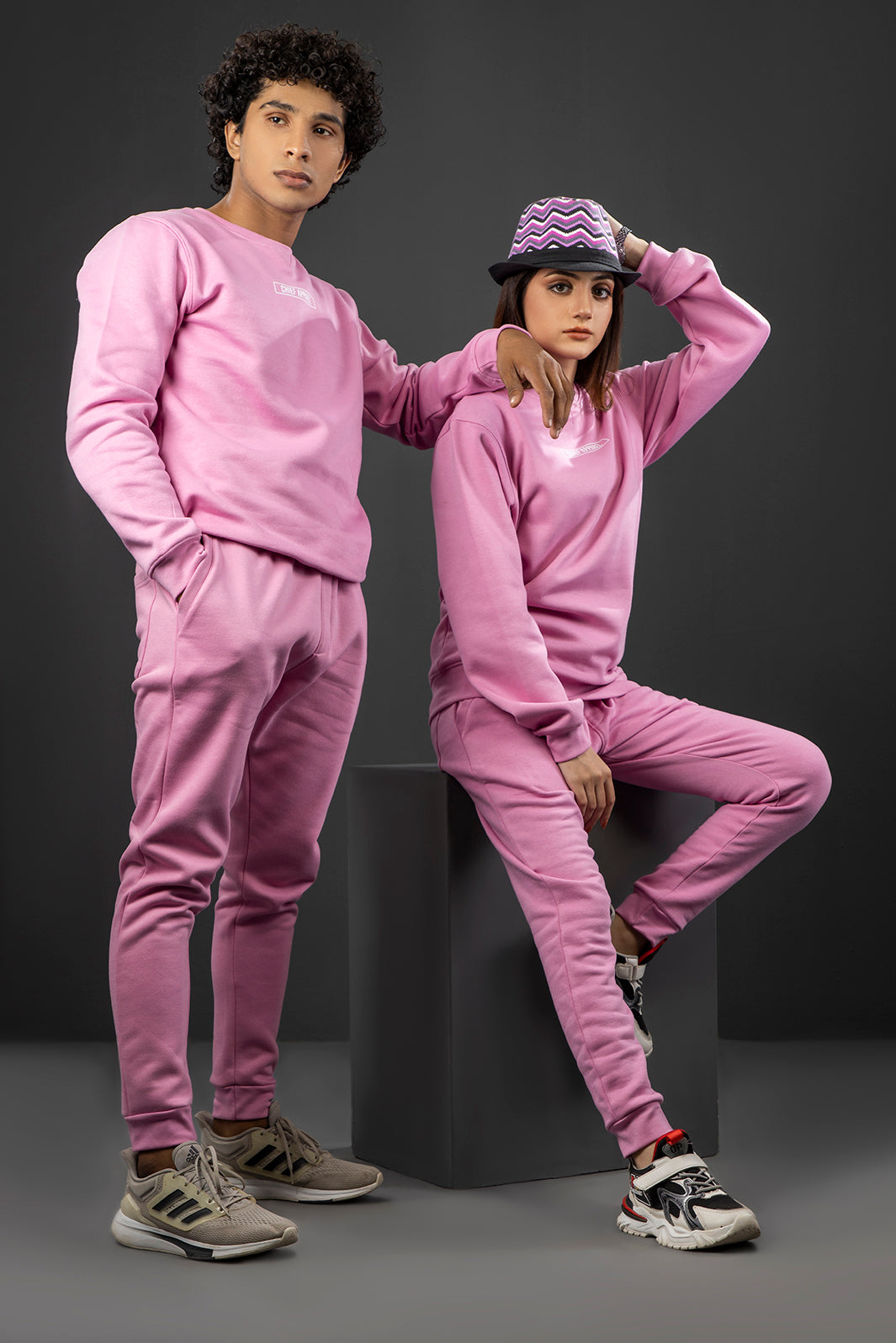 Rosebloom Pink Sweatshirt & Bottom Set