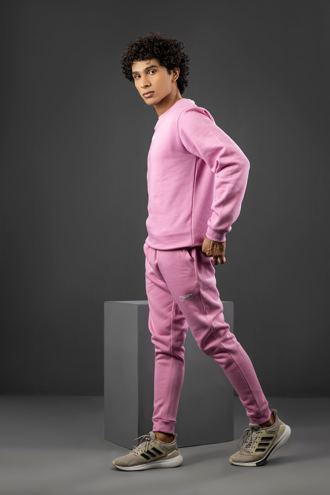 Rosebloom Pink Sweatshirt & Bottom Set
