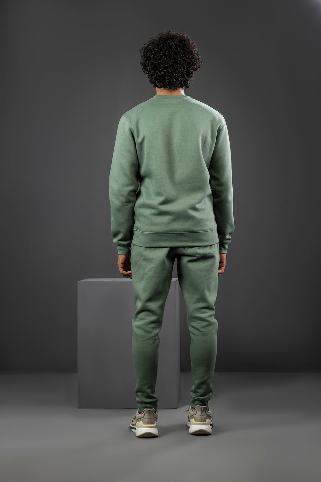 Duck Green Sweatshirt & Bottom Set