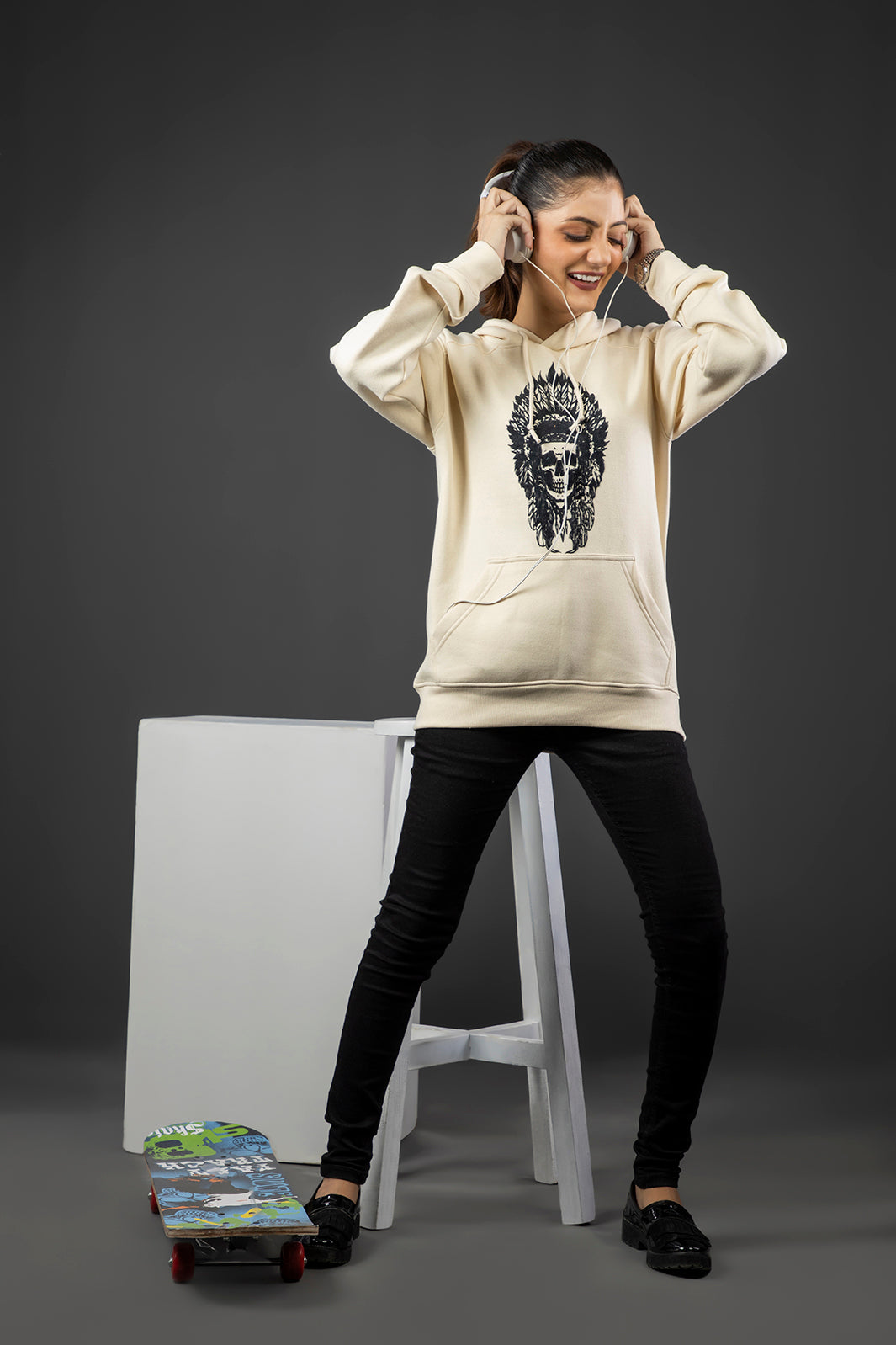 Winter Cream Pullover Hoodie
