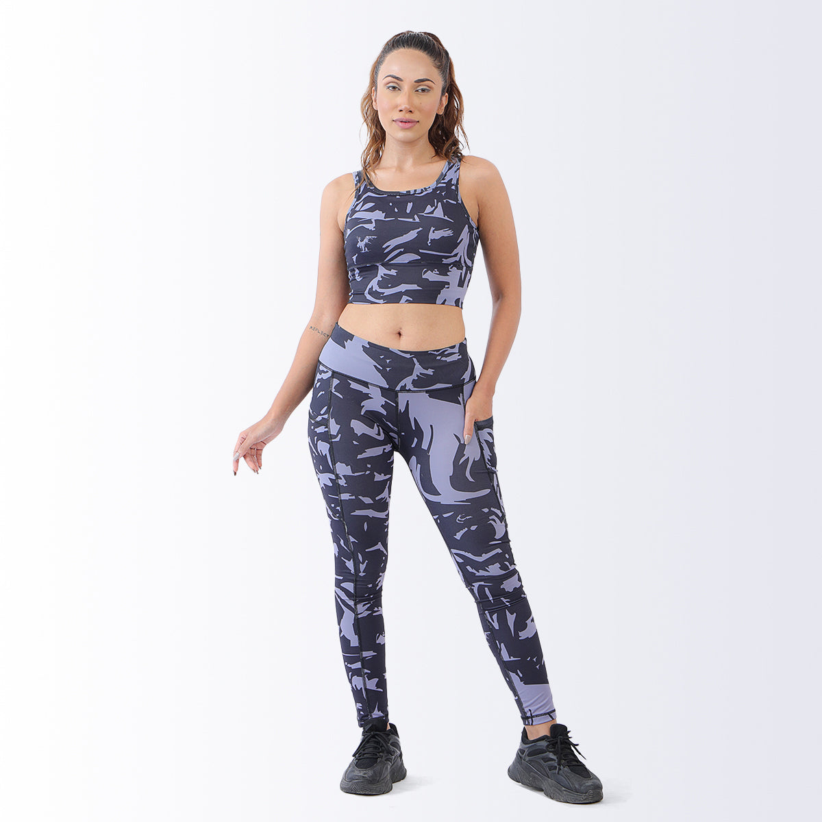 Enhance Camo Sports Bra & Leggings