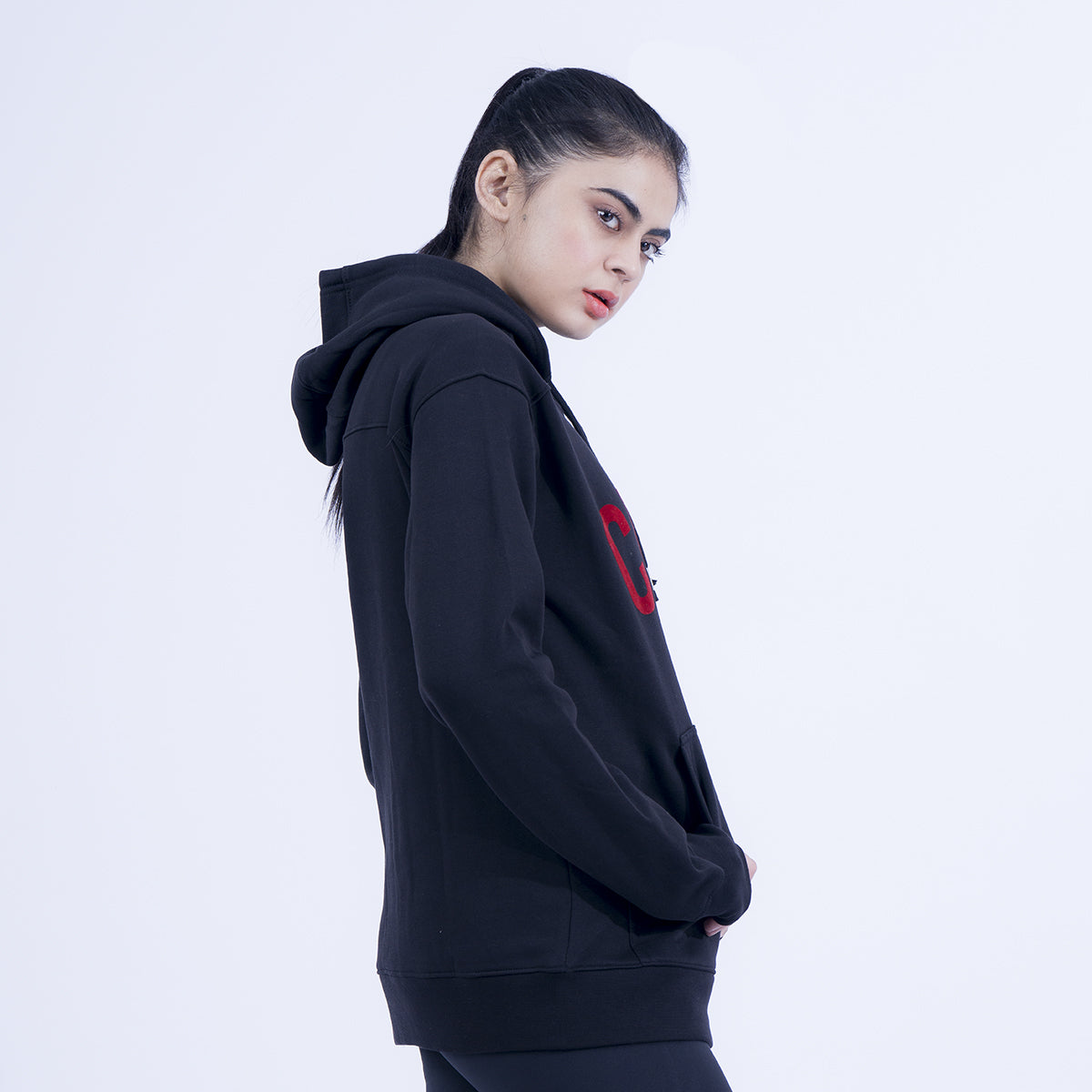 Women Black Hoodie