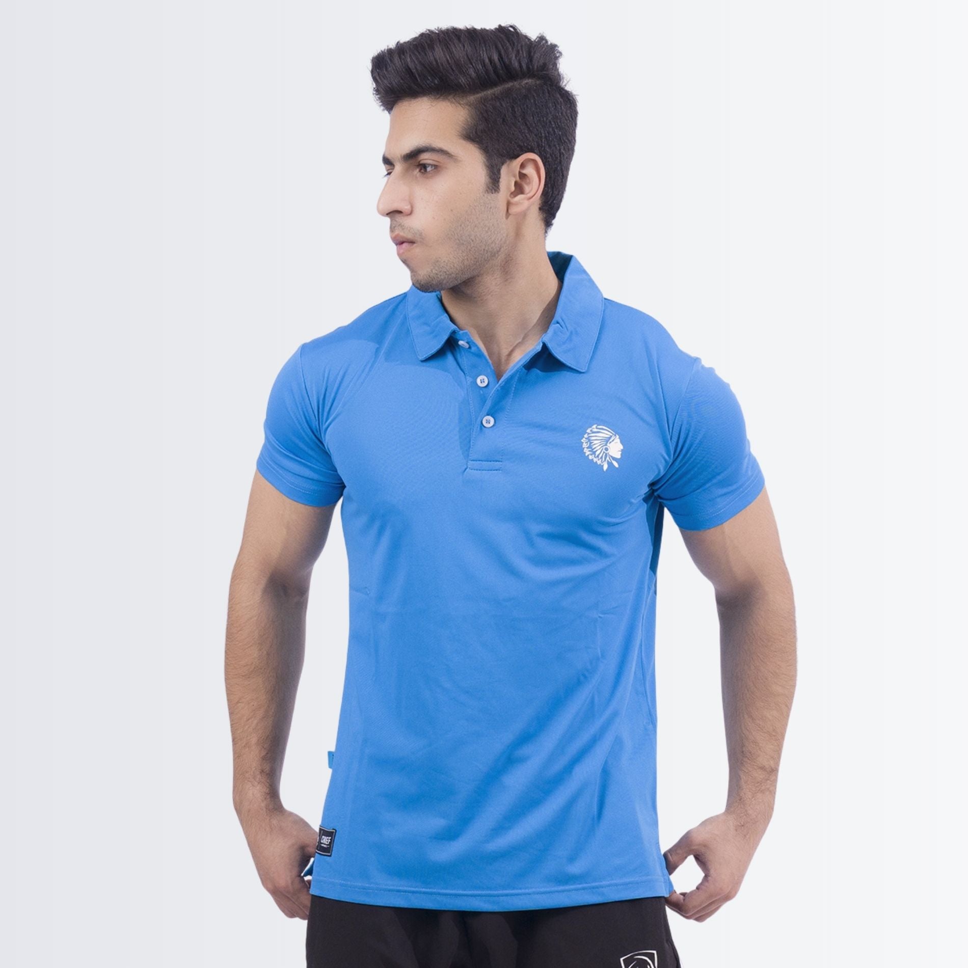 Blue polo outlet shirts