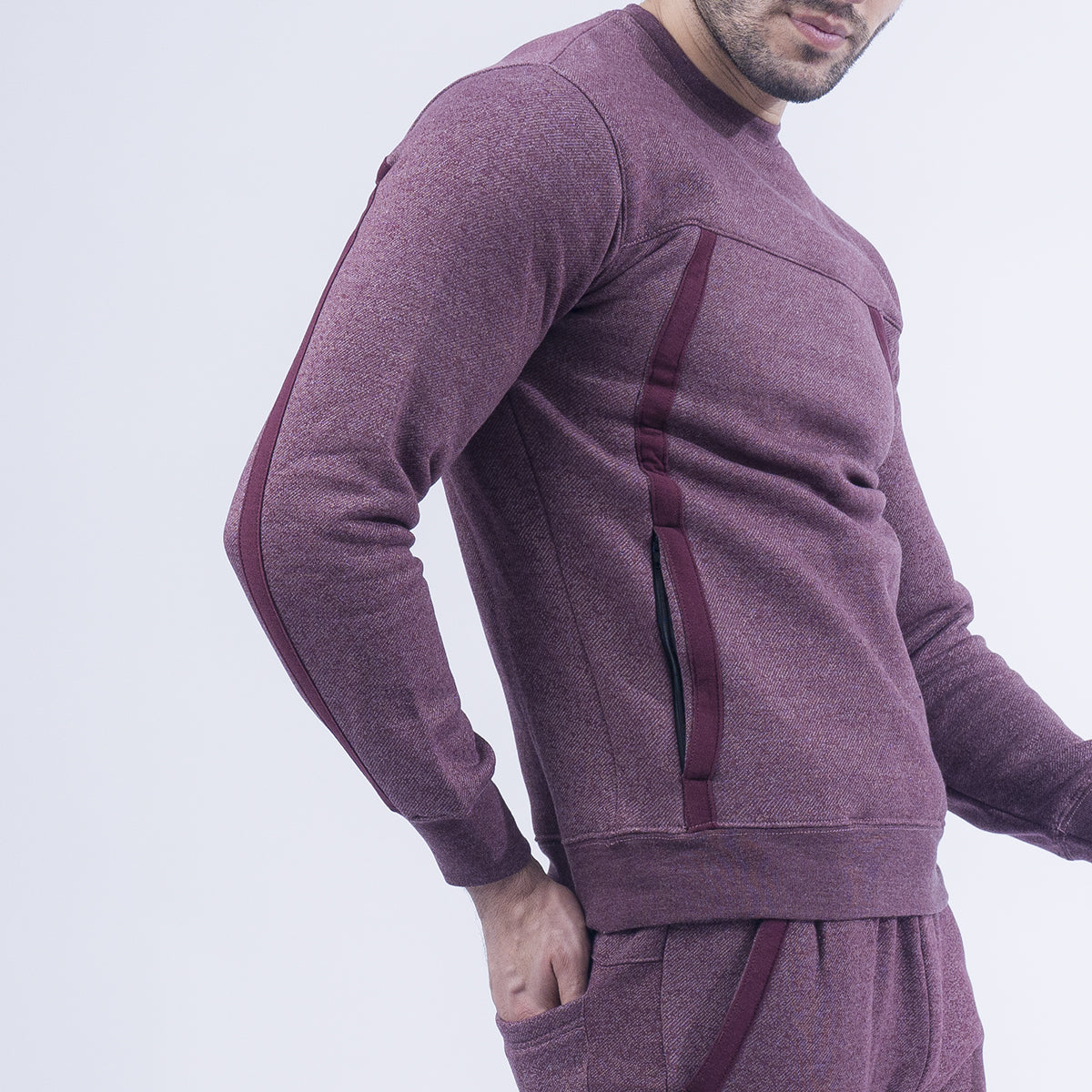 Blended Tape Sweatshirt & Bottom Set