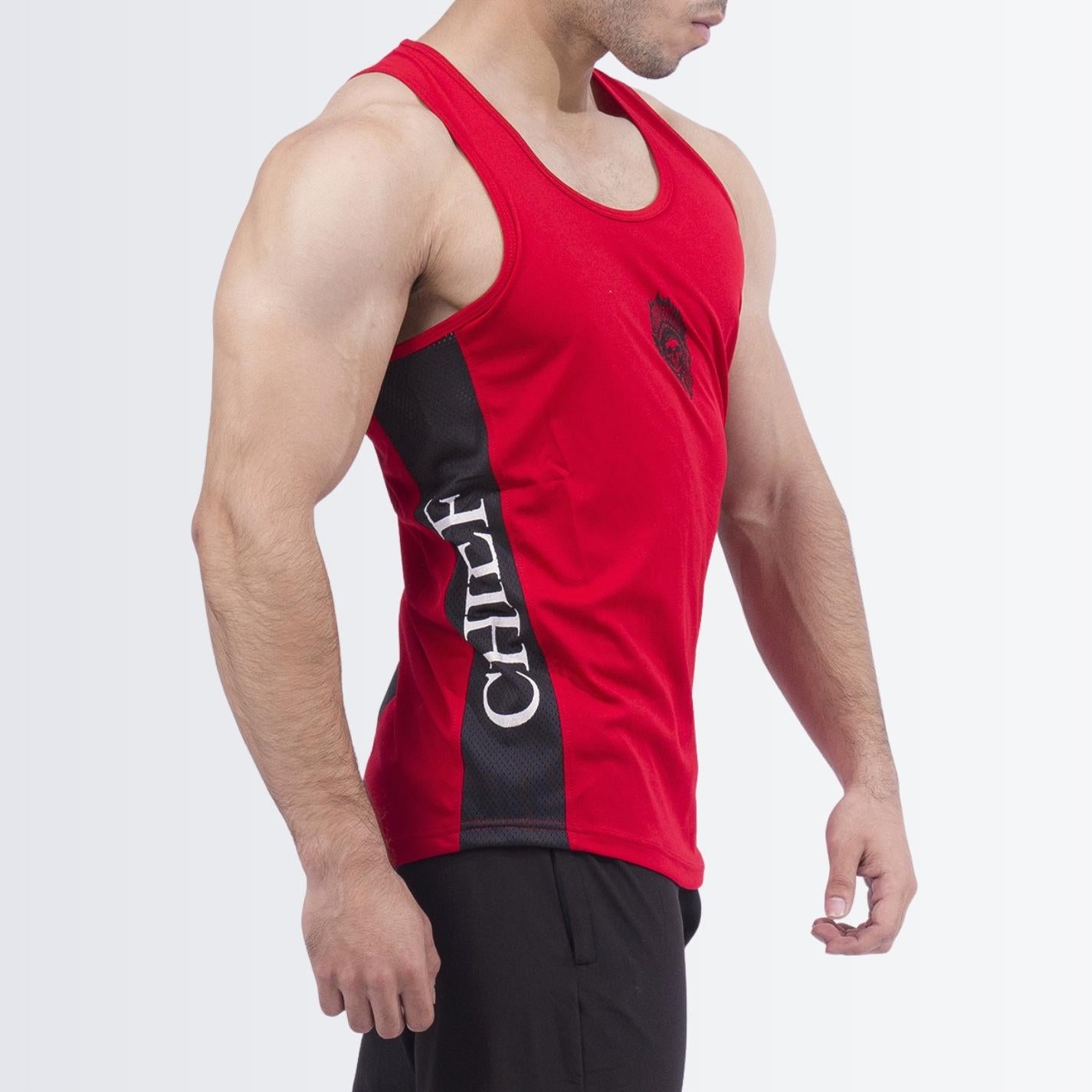 Maroon Stringer Vest