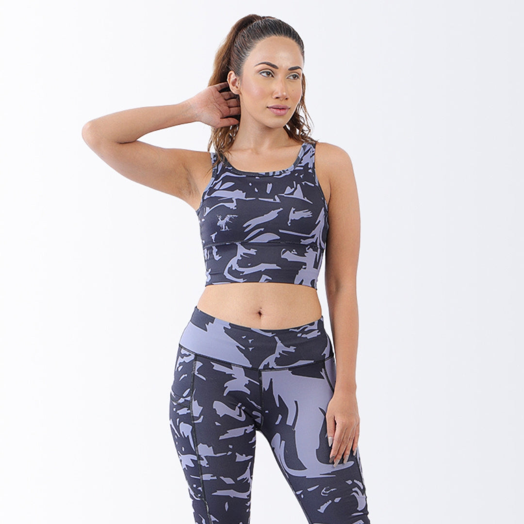 ENHANCE CAMO SPORTS BRA