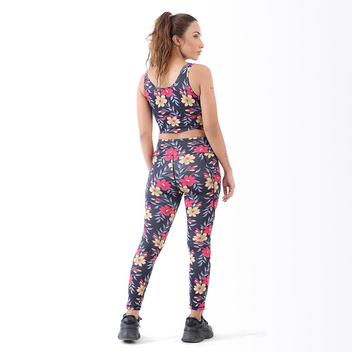 Enhance Floral Sports Bra & Leggings