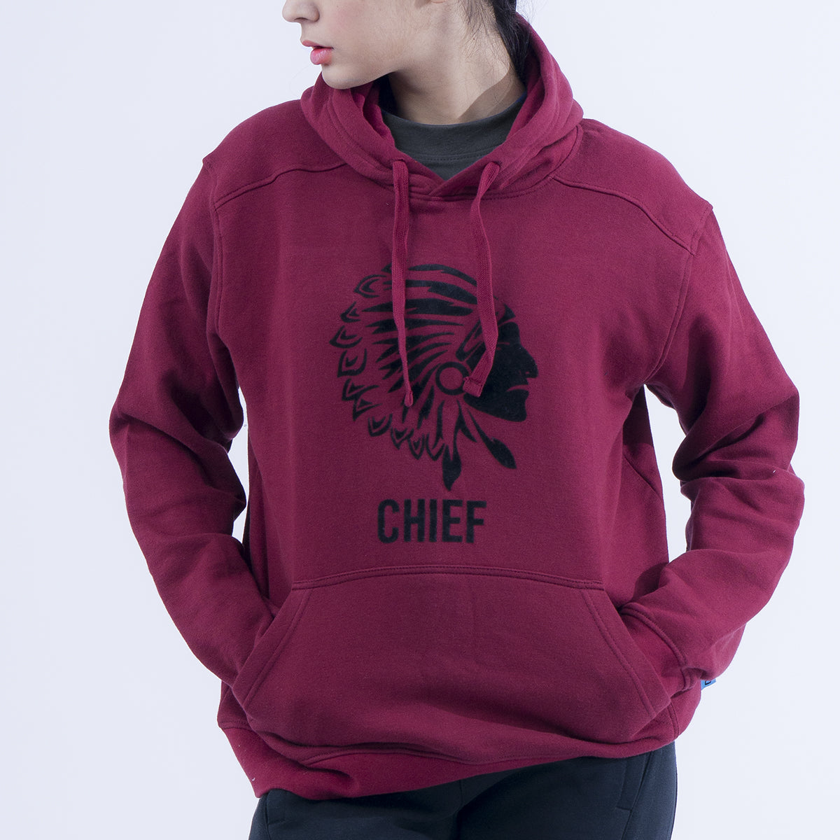 Chief Maroon Hoodie