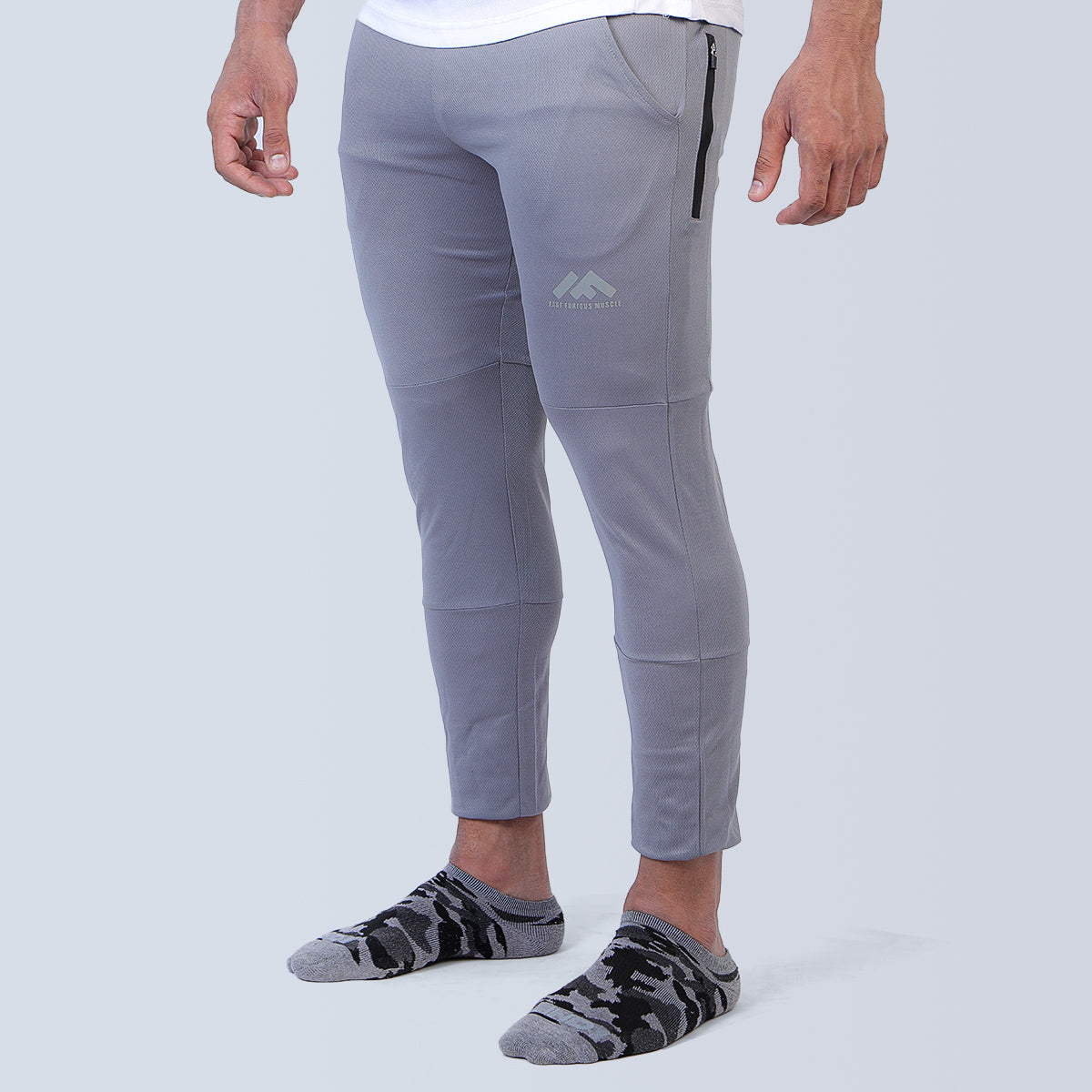 Action Mesh Track Grey Pant