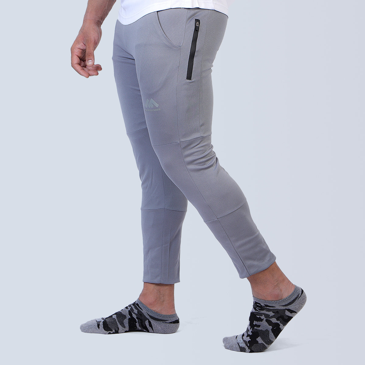 Action Mesh Track Grey Pant