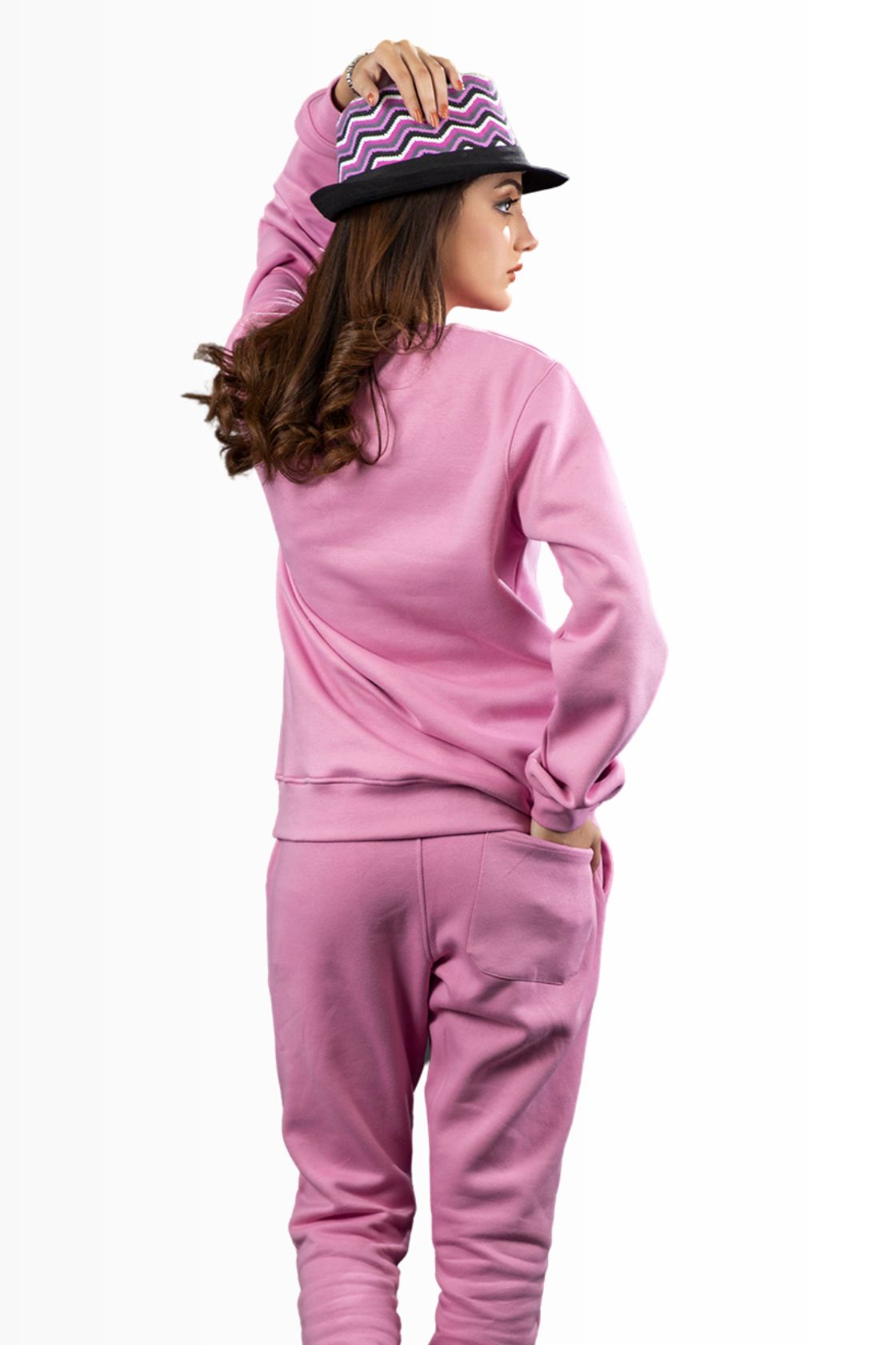 Rosebloom Pink Sweatshirt & Bottom Set