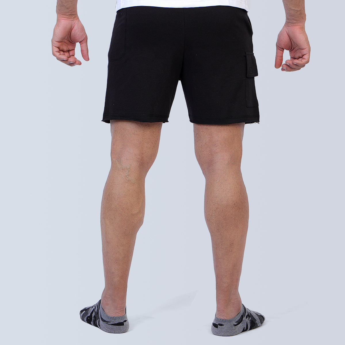 Action Track Black Gym Short