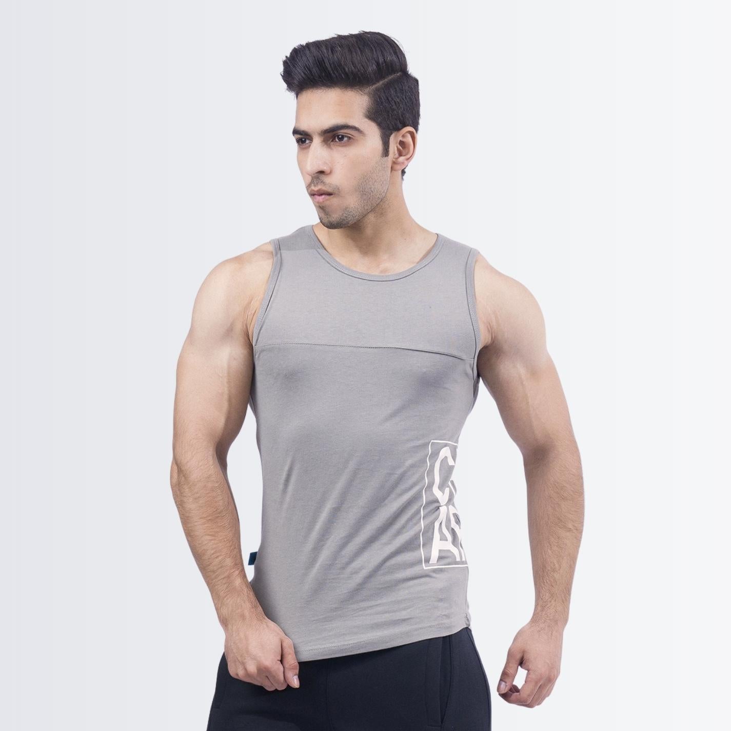 Grey Athletic Tank top