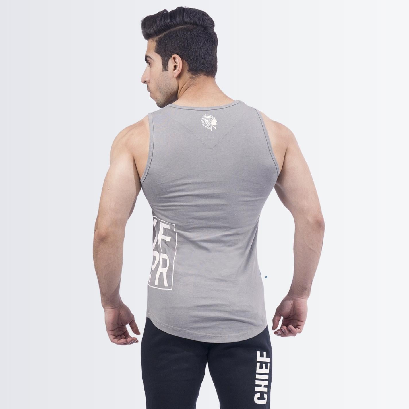 Grey Athletic Tank top