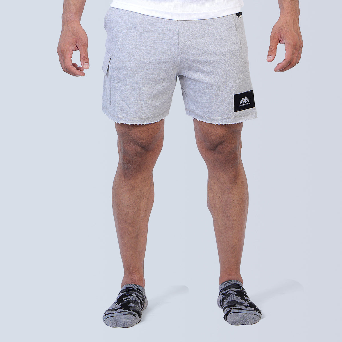 Action Track Grey Gym Short