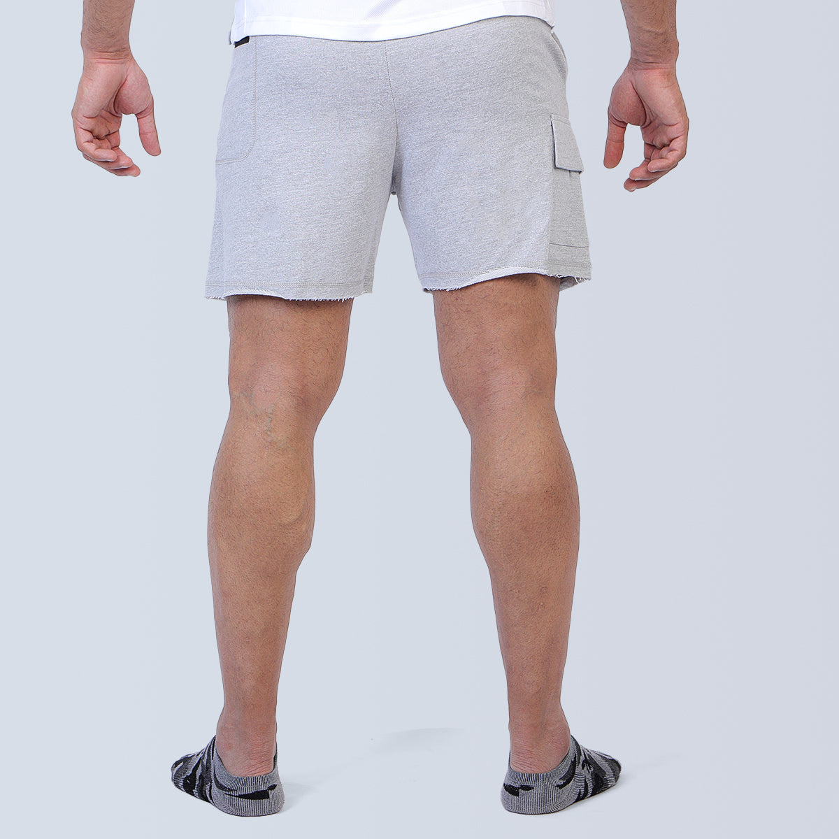 Action Track Grey Gym Short