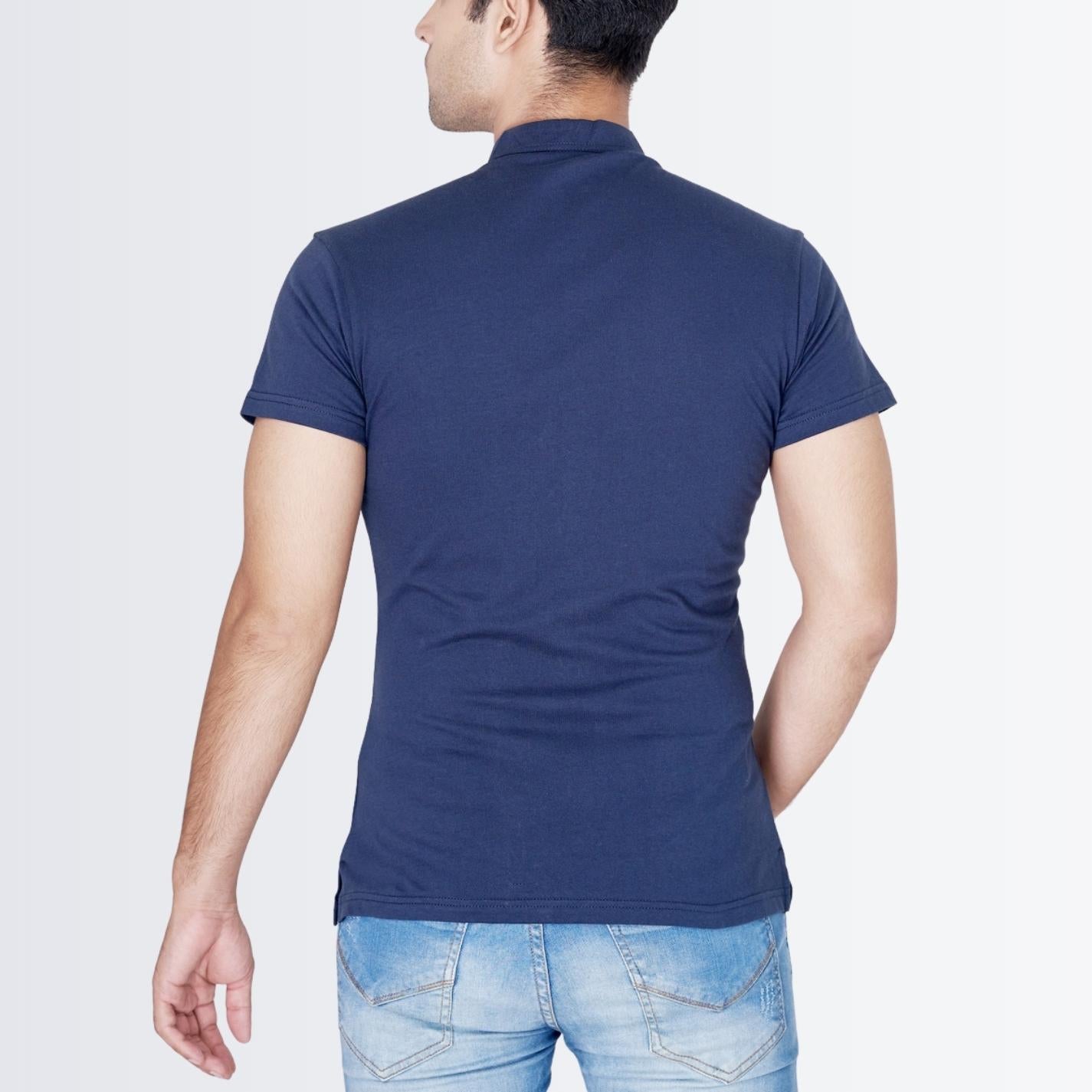 Button Down Blue Slimfit Shirt