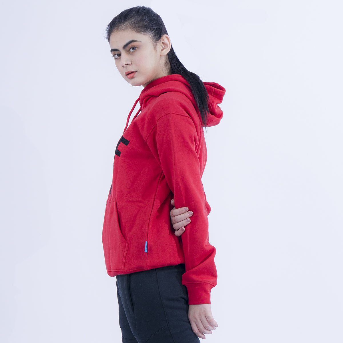 Women Red Hoodie