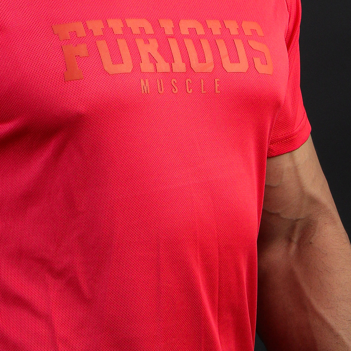 Action Mesh Red T-Shirt