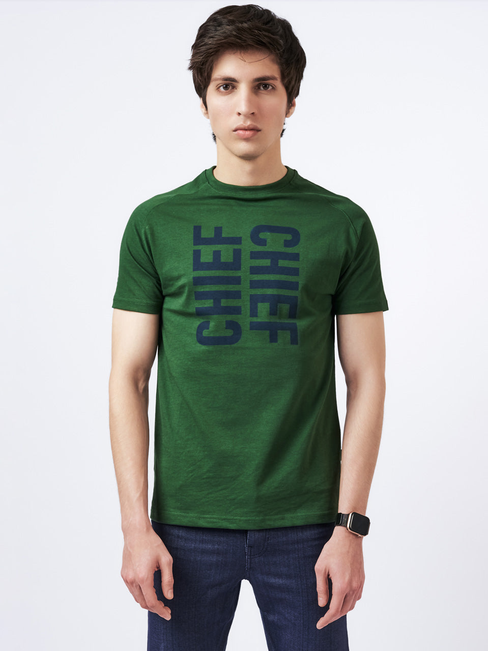 Men's Mirror Graphic T-Shirt Green