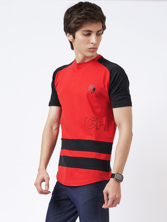 Men's Duo Stripe T-shirt Red