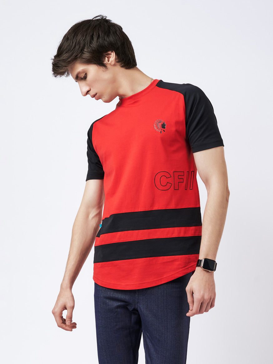 Men's Duo Stripe T-shirt Red